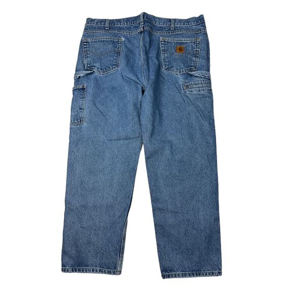 Carhartt Relaxed Fit Straight Leg Utility Carpenter Jeans Workwear Mens 42x30 - Picture 2 of 6